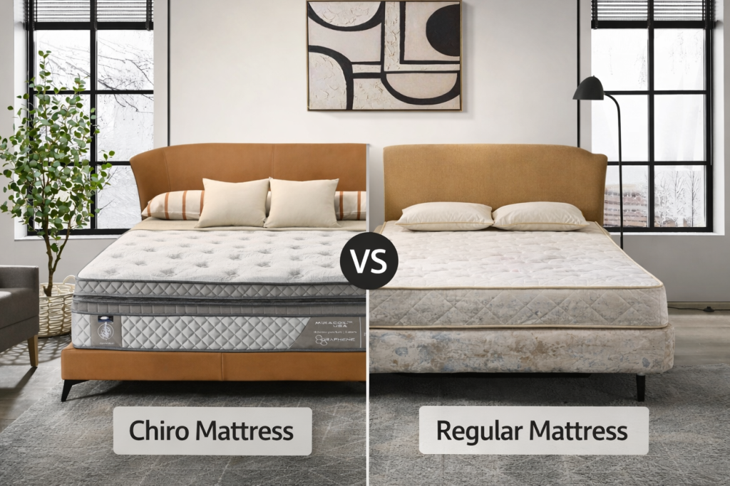 What Is a Regular Mattress vs a Chiro Mattress