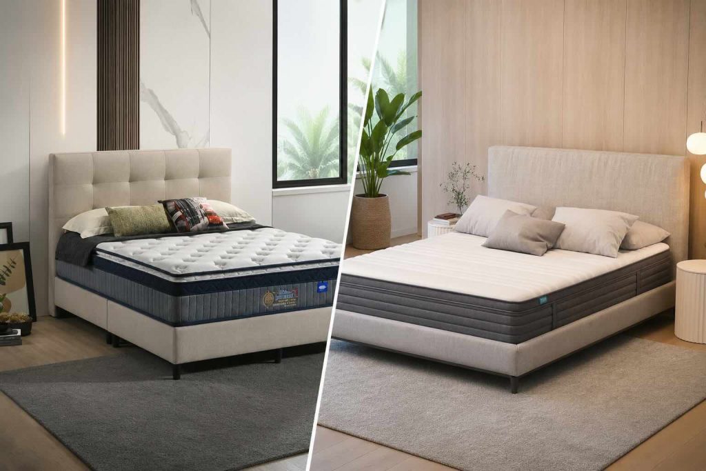 Dreamland Chiro Mattress vs Hybrid Mattress for Better Support